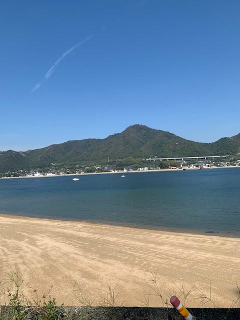 岩城島から見るしまなみ海道