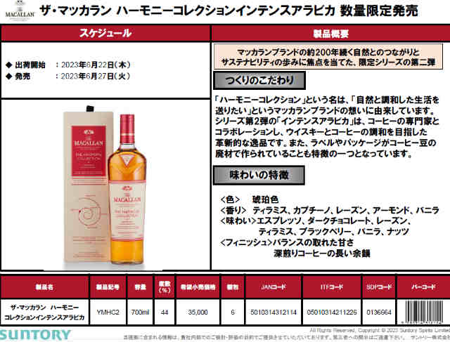 ザマッカラン　ハーモニーコレクション　インテンスアラビカ　