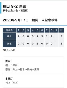 市立福山　崇徳