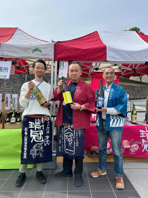 春の福山城　新酒日本酒祭り