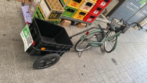 リアカー　サイクルトレーラー　自転車用　トレーラー