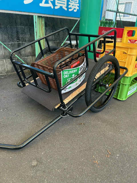 リアカー　サイクルトレーラー　自転車用　トレーラー