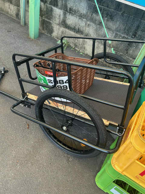 リアカー　サイクルトレーラー　自転車用　トレーラー