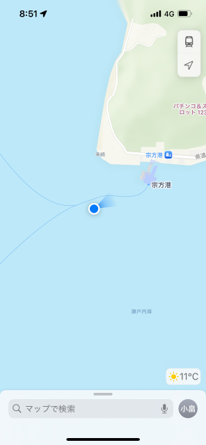 宗方港　岡村港　大三島ブルーライン